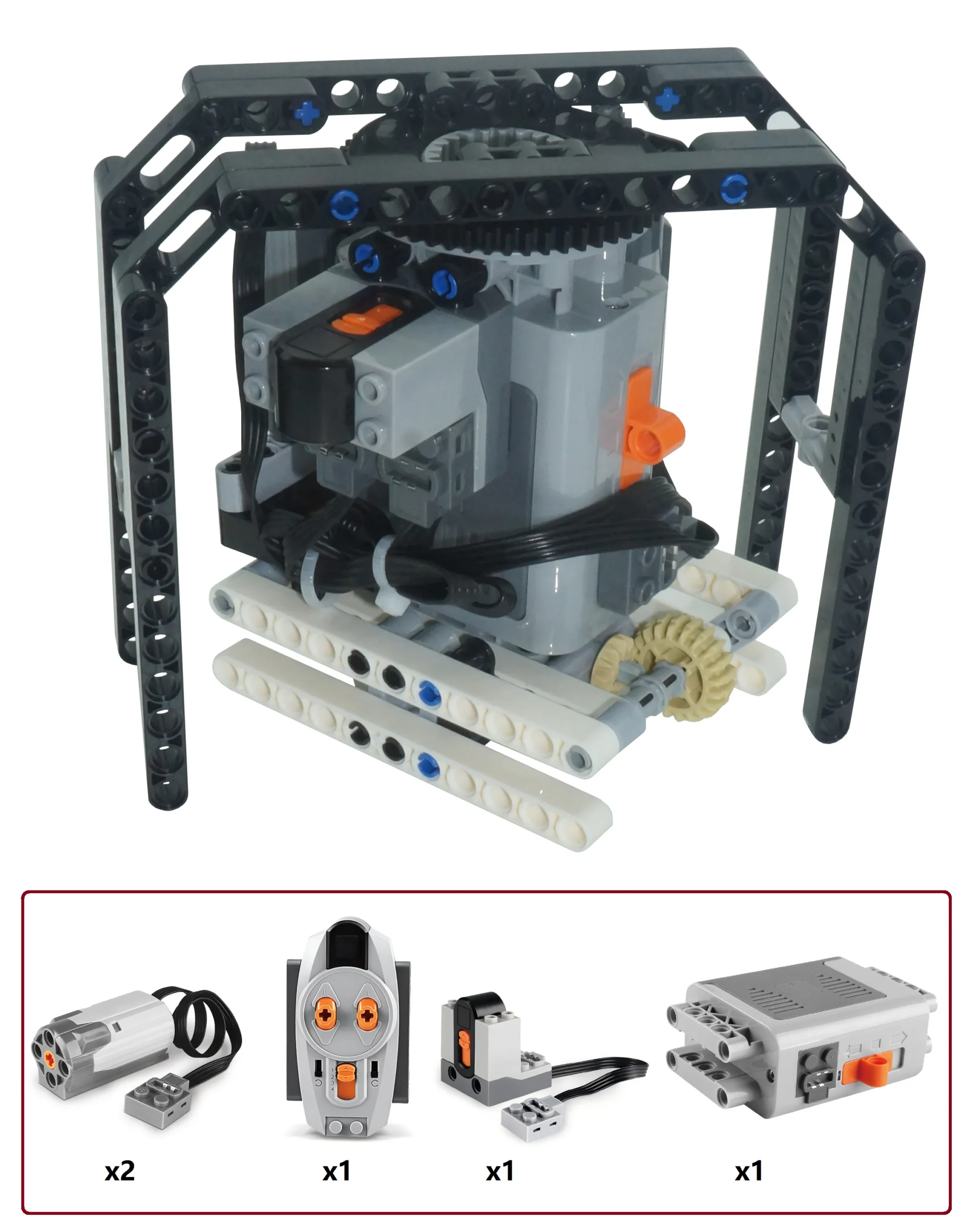 Technische Elektrische Moc-Bausteine, Laufender Roboter, Rc-Omnidirektional-Robotermodell, Diy-Bausteine, Kinderspielzeug Technische Elektrische Moc-Bausteine, Laufender Roboter, Rc-Omnidirektional-Robotermodell, Diy-Bausteine, Kinderspielzeug - Image 7