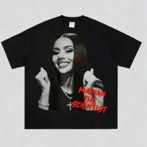 2026 Frühling Sommer Unisex Hip-Hop-Grafik-T-Shirt, Modische Neuankunft Kleidung, Weiches Baumwoll-Rundhals-T-Shirt mit kurzen Ärmeln, Mariah Scientist Rapper Free Thugs Schriftzug-Druck, Retro-Rap-Ästhetik Alltags-Freizeitkleidung, Neuartige Fan-Geschenk-Oberteile, S-7XL, Schneller Versand