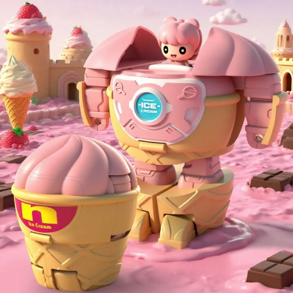 Cartoon Cute 2 In 1 Transforming Robot Simulated Cola Childrens Toy Mecha Model Creative Design Burger Robot Boys Toy Cartoon Cute 2 In 1 Transforming Robot Simulated Cola Childrens Toy Mecha Model Creative Design Burger Robot Boys Toy
