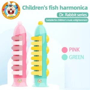 Dr. Rabbit Kinder Cartoon Mundharmonika Blasinstrument Musik Aufklärung Kindergarten Kinder Performance Little Fish Mundharmonika