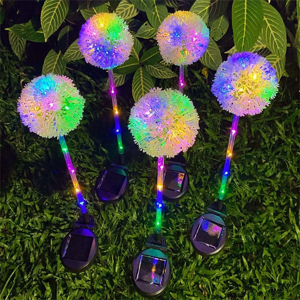Solar-Led-Löwenzahn-Lichter, Wasserdichte Dekorative Außenleuchten, Landschaftsbeleuchtung Für Garten, Rasen, Hof, Weg Und Topfpflanze Solar-Led-Löwenzahn-Lichter, Wasserdichte Dekorative Außenleuchten, Landschaftsbeleuchtung Für Garten, Rasen, Hof, Weg Und Topfpflanze - Image 2