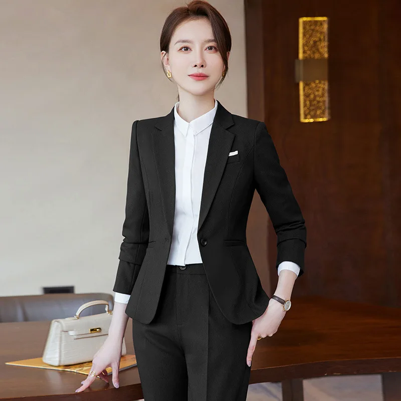Damen Business-Kostüm Weinrot Mit Blazer Und Rock Damen Business-Kostüm Weinrot Mit Blazer Und Rock - Image 5