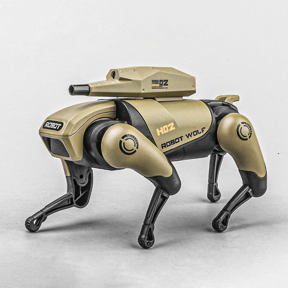 Alloy Mechanical Wolf Technology Machine Model Toy Intelligent Walking Sound Light Touch Sensing Robot Toys For Boys Presents Alloy Mechanical Wolf Technology Machine Model Toy Intelligent Walking Sound Light Touch Sensing Robot Toys For Boys Presents