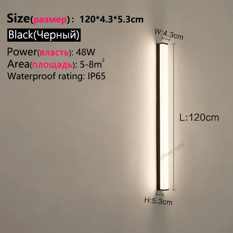Led-Außenwandleuchte, Modern, Wasserdicht, Ip65, Villa, Veranda, Garten, Terrasse, Exterio, Wandleuchte, Regenfest, Vor Der Garagentorlampe Led-Außenwandleuchte, Modern, Wasserdicht, Ip65, Villa, Veranda, Garten, Terrasse, Exterio, Wandleuchte, Regenfest, Vor Der Garagentorlampe - Image 10