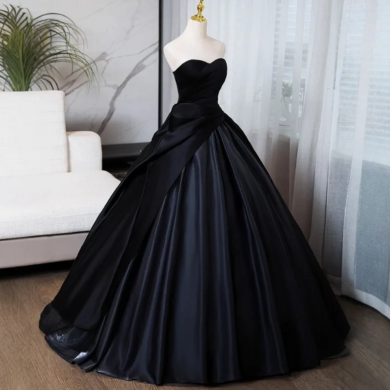 2026 New High-Quality Sexy Strapless Evening Dress For Women, Fashionable And Slimming Banquet Display, Backless Long Dress 2026 New High-Quality Sexy Strapless Evening Dress For Women, Fashionable And Slimming Banquet Display, Backless Long Dress - Image 2