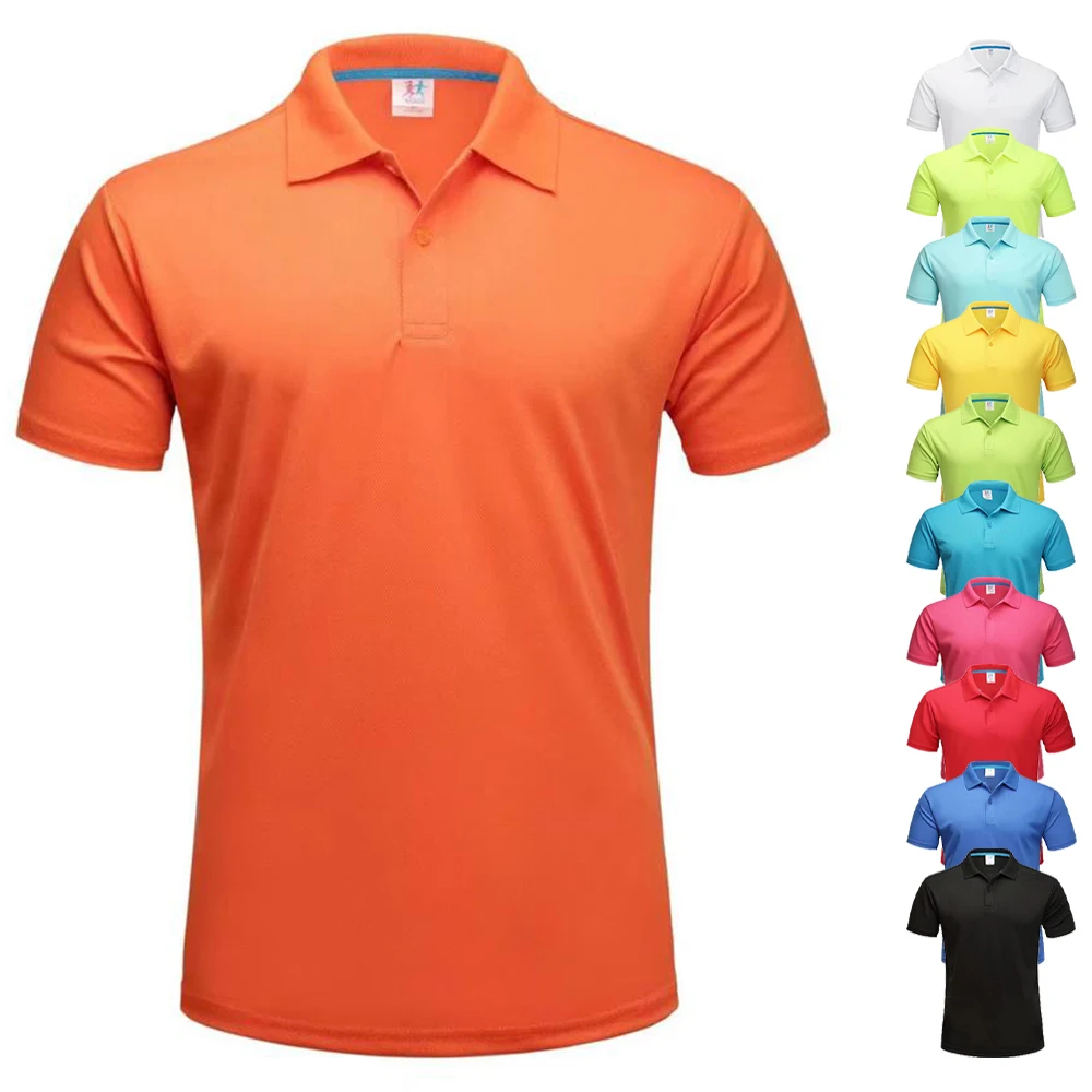 Quick Dry Breathable Golf Polo Shirt Men Summer Short Sleeve Polyester Running Collar T-Shirt Sports Camisa Polo T Shirt For Men Quick Dry Breathable Golf Polo Shirt Men Summer Short Sleeve Polyester Running Collar T-Shirt Sports Camisa Polo T Shirt For Men
