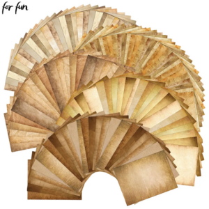 For Fun 48 Blatt Vintage Scrapbook Material Papier DIY Junk Journal Collage Fotoalbum Retro Hintergrundpapier A4 Druckpapier