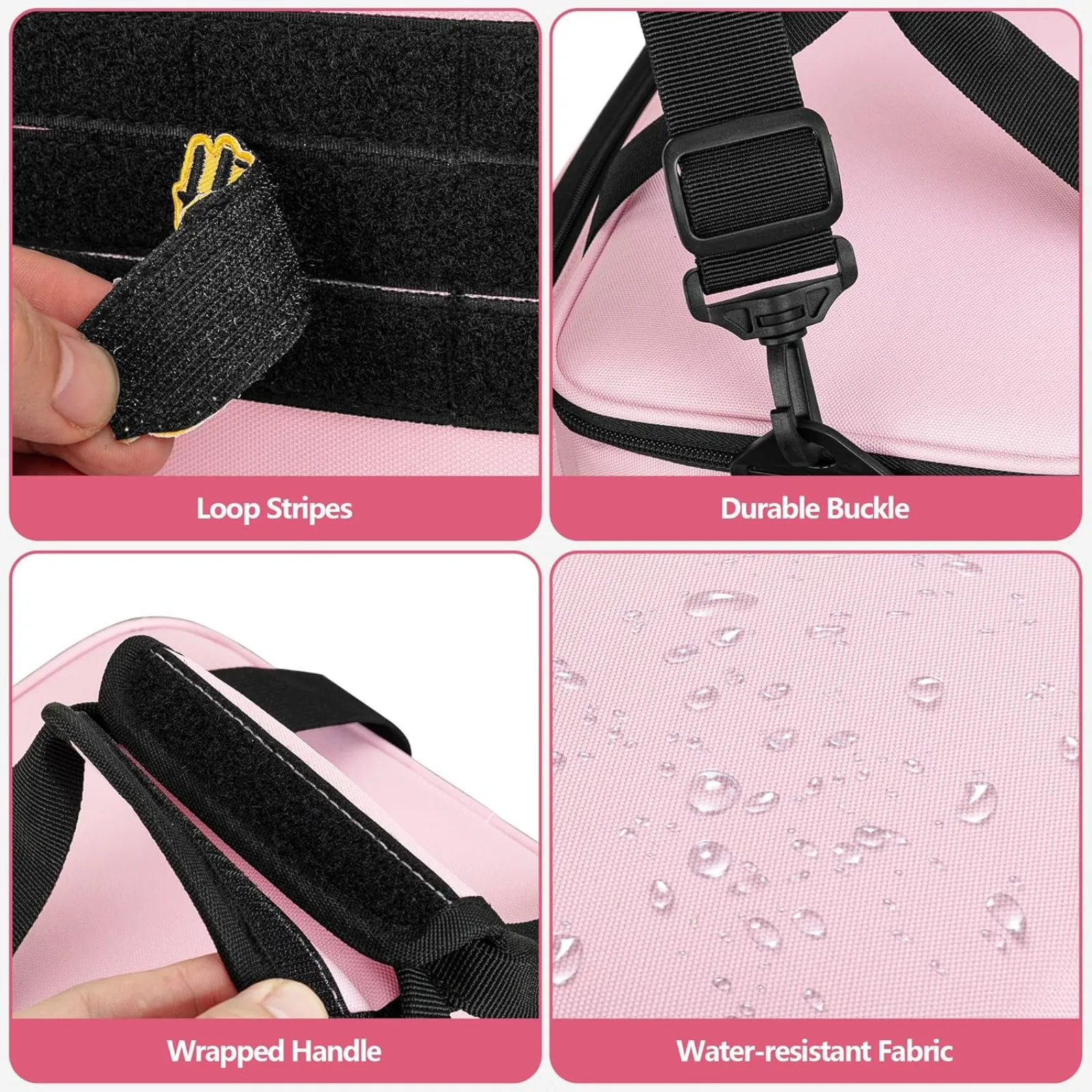 Rosa Werkzeugtasche Für Frauen, Damen-Werkzeugtasche, Aufbewahrungsorganisator Mit Anti-Reibungs-Boden Für Elektriker, Tischler, Handwerker Rosa Werkzeugtasche Für Frauen, Damen-Werkzeugtasche, Aufbewahrungsorganisator Mit Anti-Reibungs-Boden Für Elektriker, Tischler, Handwerker - Image 4