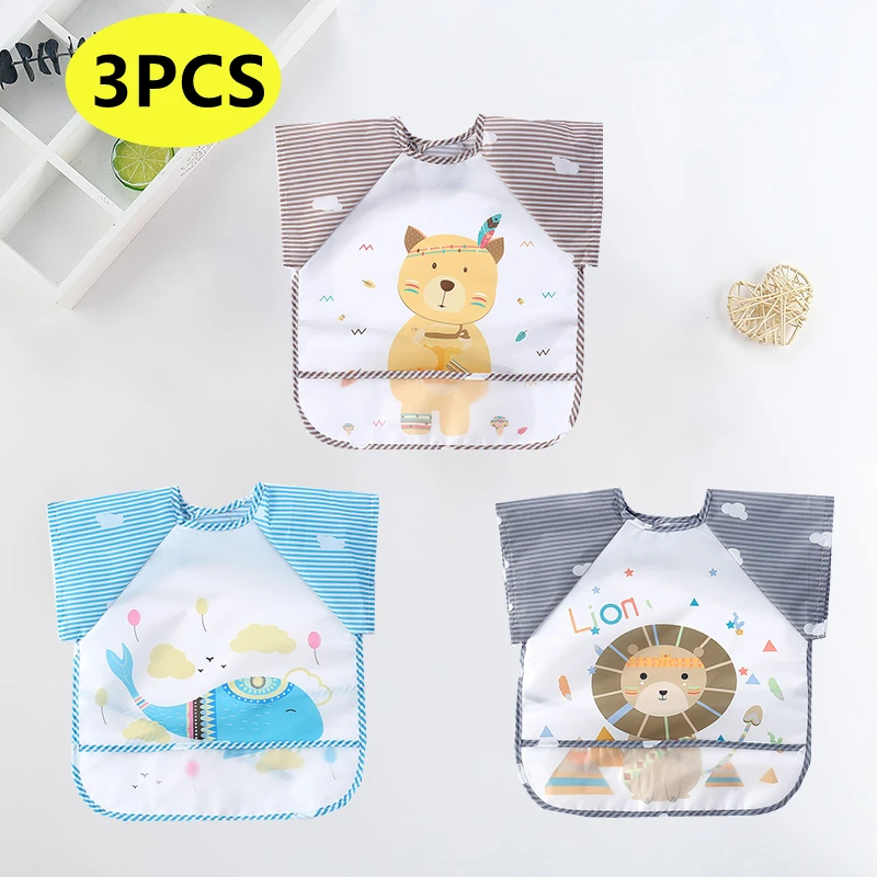 Wasserdichtes Ärmellätzchen mit Tasche, 0–3 Jahre - Image 10