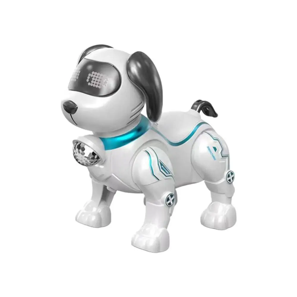 Elektronisches Roboterhund-Spielzeug Aus Kunststoff Mit Licht, Interaktives Touch-Haustierspielzeug, Programmierbarer Intelligenter Elektronischer Stunt-Roboterhund Elektronisches Roboterhund-Spielzeug Aus Kunststoff Mit Licht, Interaktives Touch-Haustierspielzeug, Programmierbarer Intelligenter Elektronischer Stunt-Roboterhund - Image 5