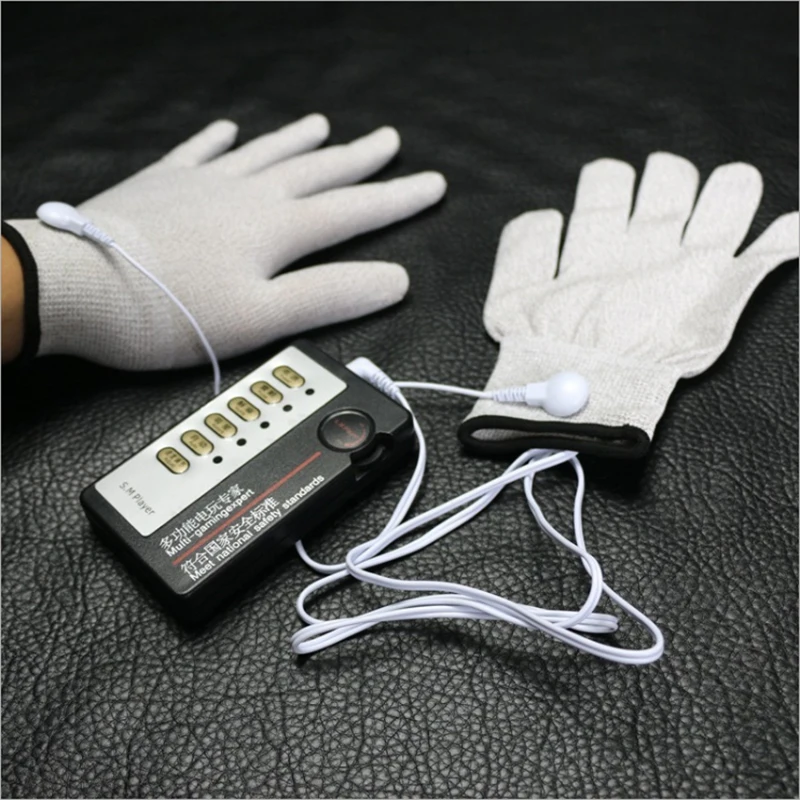 Bdsm Flirten Sex Spielzeug Elektrische Schock Leitfähige Faser Massage Handschuhe Mit Draht Elektrostimulation Brust Klitoris Körper Massage Bdsm Flirten Sex Spielzeug Elektrische Schock Leitfähige Faser Massage Handschuhe Mit Draht Elektrostimulation Brust Klitoris Körper Massage