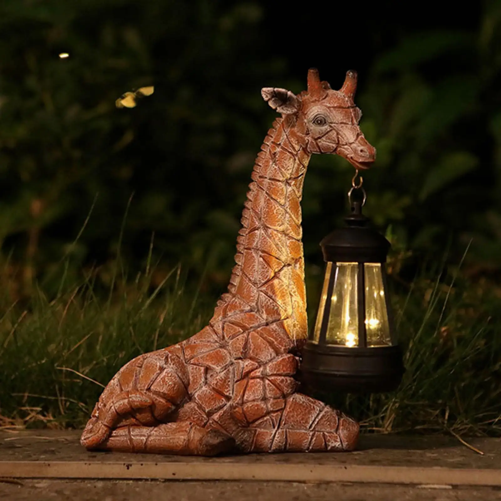 Garten-Giraffenstatue, Tierskulptur Mit Solarlicht, Schönes Geschenk Zum Sammeln Garten-Giraffenstatue, Tierskulptur Mit Solarlicht, Schönes Geschenk Zum Sammeln - Image 3