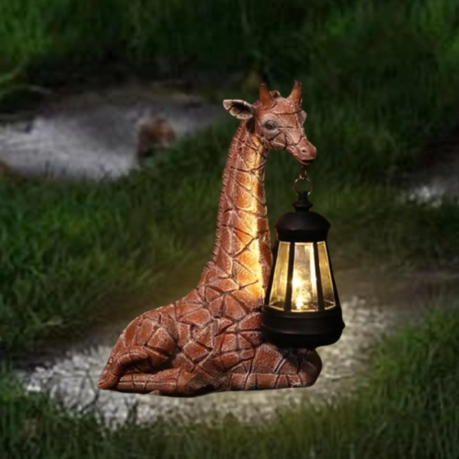 Garten-Giraffenstatue, Tierskulptur Mit Solarlicht, Schönes Geschenk Zum Sammeln Garten-Giraffenstatue, Tierskulptur Mit Solarlicht, Schönes Geschenk Zum Sammeln - Image 2