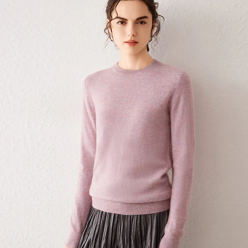 Damen 100% Reiner Kaschmir-Pullover 2026 Herbst Winter Rundhals Langarm Warm Weich Gestrickter Pullover Neue Strick-Oberteile Damenkleidung Damen 100% Reiner Kaschmir-Pullover 2026 Herbst Winter Rundhals Langarm Warm Weich Gestrickter Pullover Neue Strick-Oberteile Damenkleidung – Bild 12