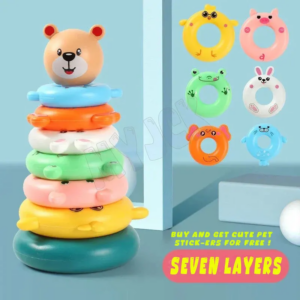 Neue Baby Spielzeug 0-12 Monate Puzzle Pyramide Turm Tasse Stapeln Spielzeug Montessori Pädagogisches Strand Kinder Pool Badewanne spielzeug Kinder Geschenk