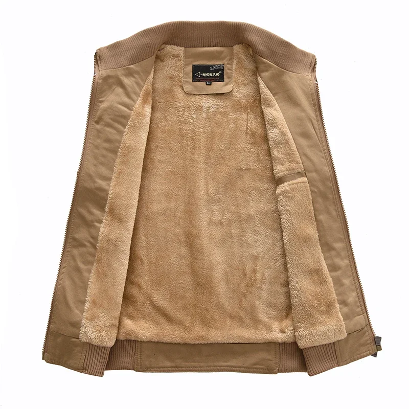 Winter Militär Weste Warme Männer Parkas Wind Dichte Fleece Dicke Westen Herren Fleece Westen Wind Jacke Baumwolle Lässige Herren Jacke Winter Militär Weste Warme Männer Parkas Wind Dichte Fleece Dicke Westen Herren Fleece Westen Wind Jacke Baumwolle Lässige Herren Jacke - Image 5