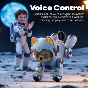 Smart Robot Dog Toy AI Voice Control Touch Interaction Singing Dancing Electronic Interactive Pet Robot Educational Gift for Chi