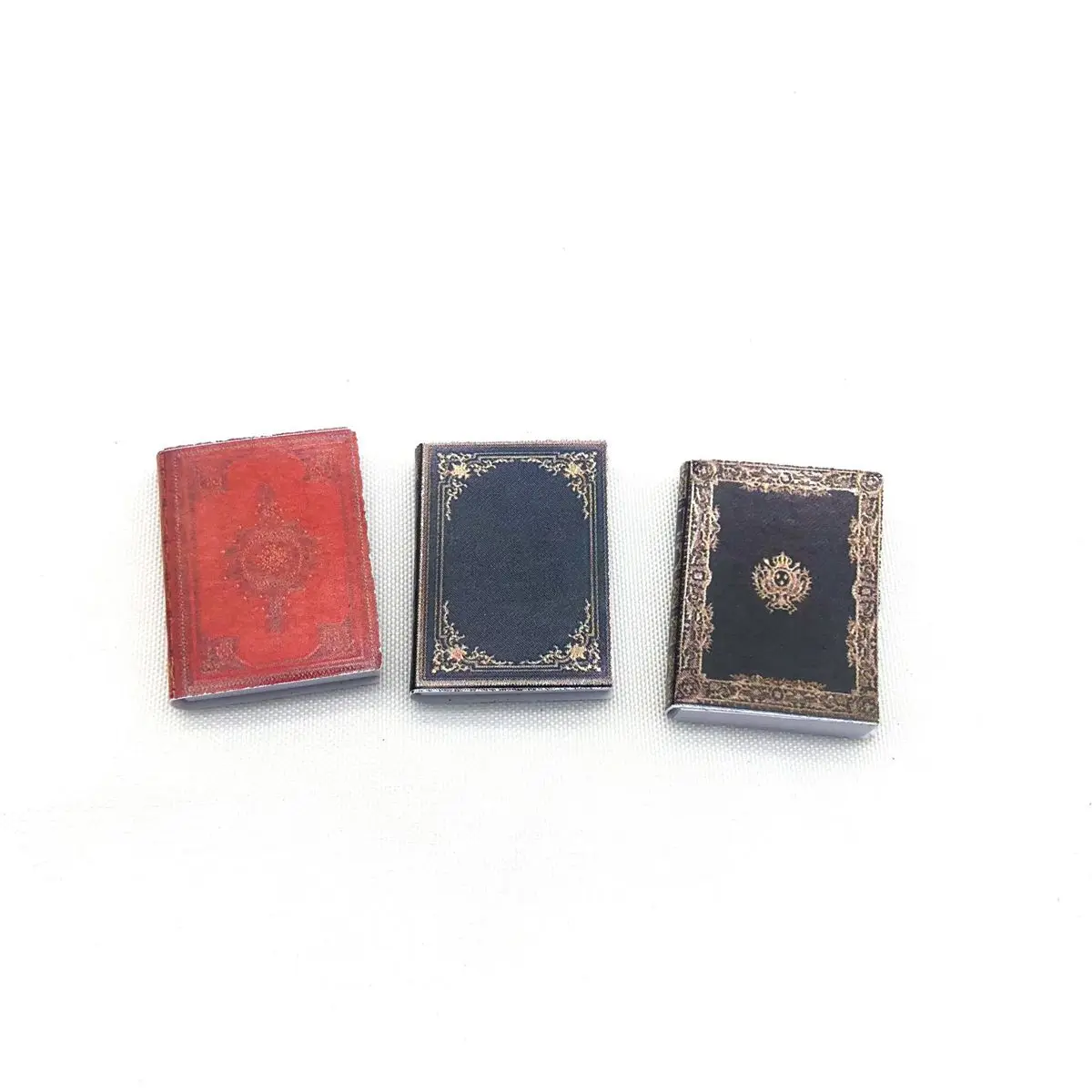 Spielzeug-Notizbücher im Vintage-Stil, klassische Retro-Miniaturbücher für Puppenhaus-Dekoration