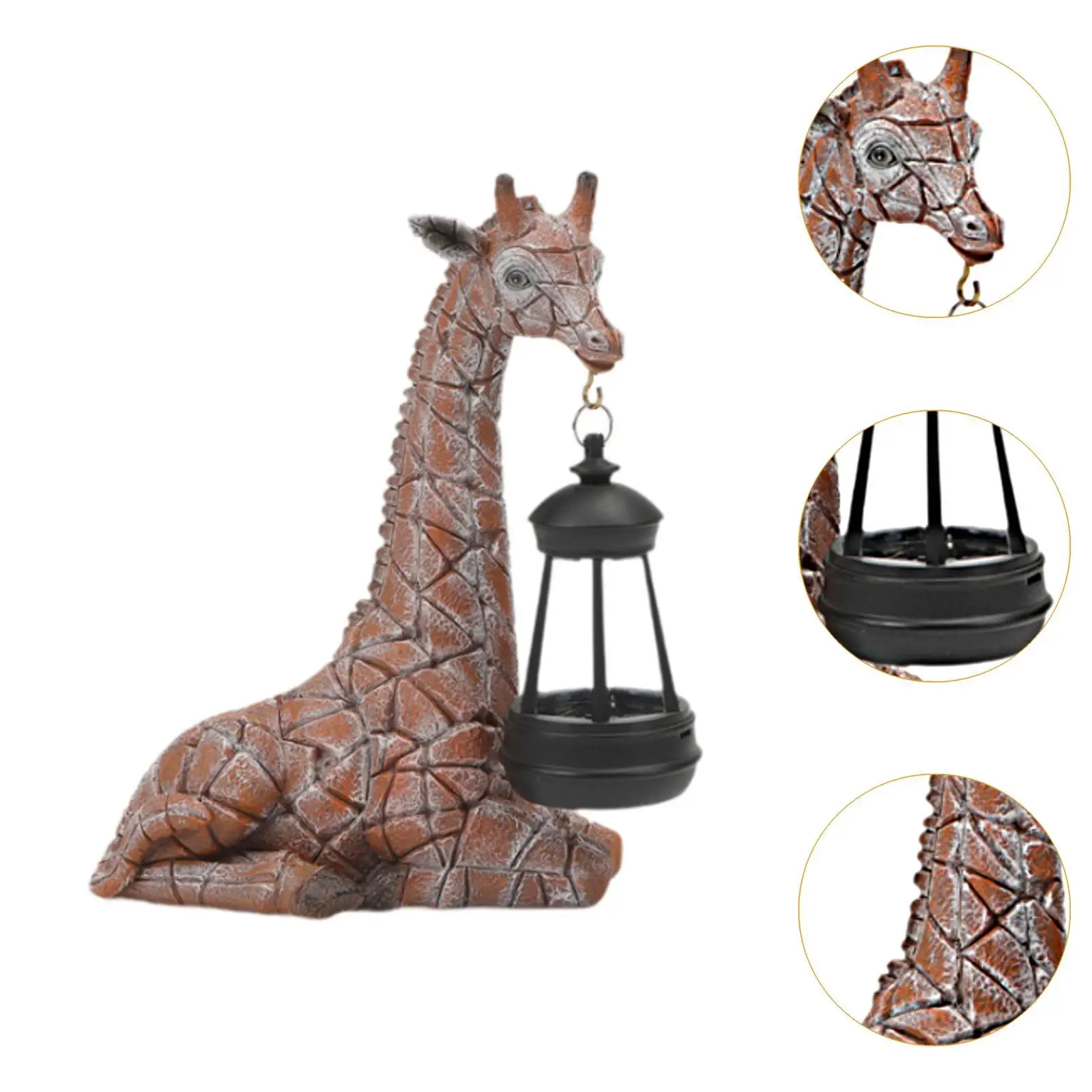 Garten-Giraffenstatue, Tierskulptur Mit Solarlicht, Schönes Geschenk Zum Sammeln Garten-Giraffenstatue, Tierskulptur Mit Solarlicht, Schönes Geschenk Zum Sammeln - Image 5