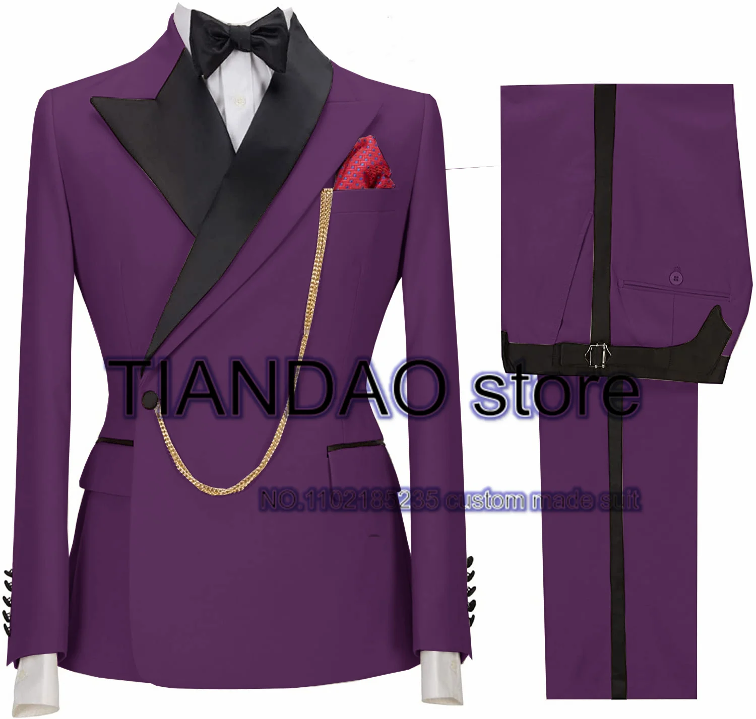 Suit For Men Wedding Groom Tuxedo Khaki Formal Blazer Pants 2 Piece Dinner Ball Dress Male Jacket Set Costume Homme Suit For Men Wedding Groom Tuxedo Khaki Formal Blazer Pants 2 Piece Dinner Ball Dress Male Jacket Set Costume Homme - Image 21