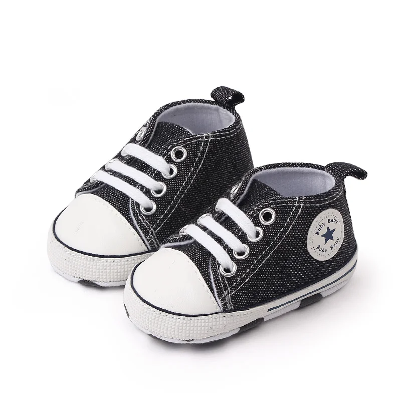 New Baby Shoes Boys Girls Classic Canvas Casual Sneakers Spring Newborn First Walker Toddler Soft Sole Non-Slip Walking Shoes - Image 11
