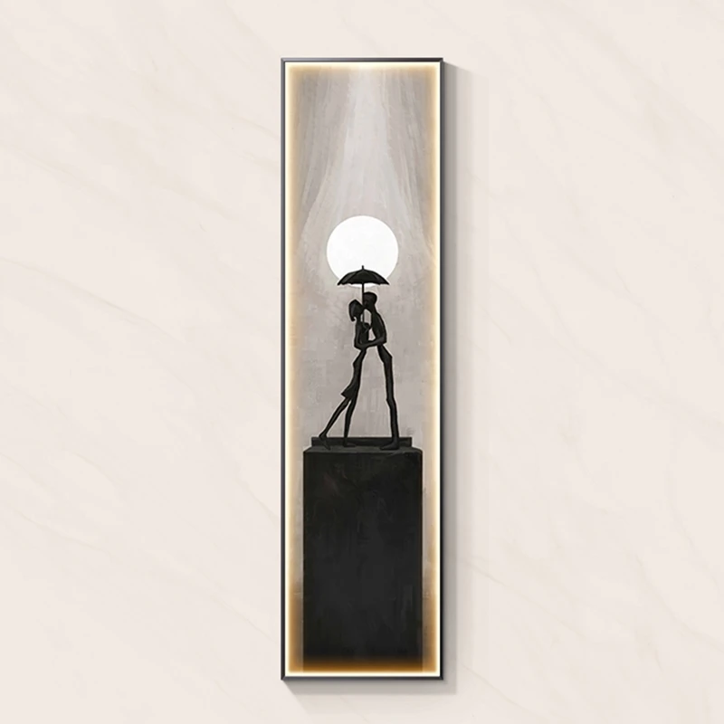 Led-Wandleuchte Mit Moderner Abstrakter Kunst – Wandbild-Lampe Für Wohnzimmer, Küche &Amp; Flur Led-Wandleuchte Mit Moderner Abstrakter Kunst – Wandbild-Lampe Für Wohnzimmer, Küche &Amp; Flur – Bild 7