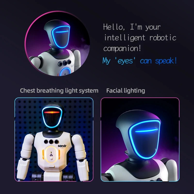 Meistverkaufter Intelligenter Humanoider Roboter Programmierbares Mehrgelenkiges Interaktives Spielzeug Mit Sprachaufnahme Singen Tanzen Stem-Lernspielzeug Meistverkaufter Intelligenter Humanoider Roboter Programmierbares Mehrgelenkiges Interaktives Spielzeug Mit Sprachaufnahme Singen Tanzen Stem-Lernspielzeug - Image 4