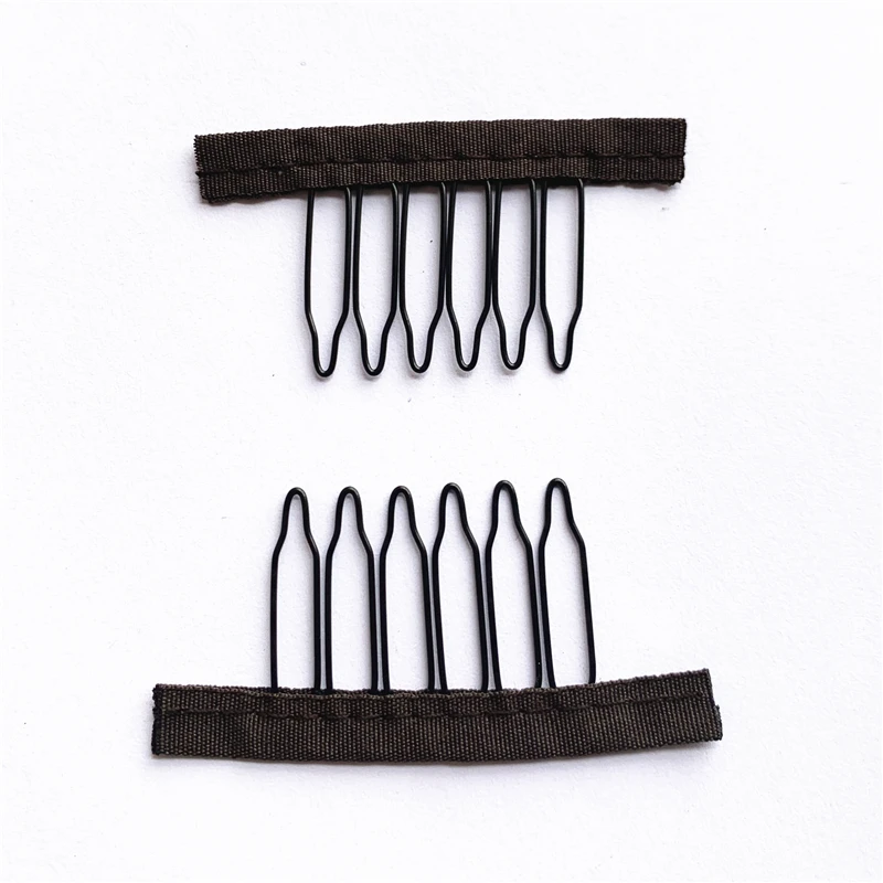 50Pcs Steel Wig Combs And Clips 4/5/6/7 Teeth Wig Comb With Cloth For Making Wig Caps Wig Secure Combs 50Pcs Steel Wig Combs And Clips 4/5/6/7 Teeth Wig Comb With Cloth For Making Wig Caps Wig Secure Combs - Image 18