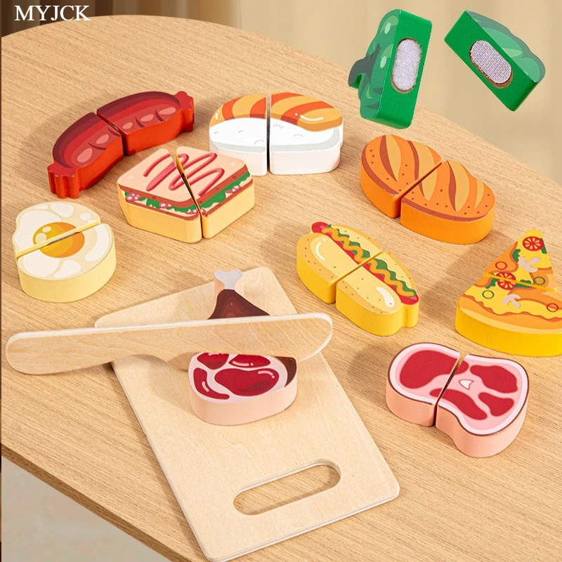 Simulation Kitchen Pretend Toy Wooden Classic Game Educational Toy For Children Kids Gift Cutting Fruit Vegetable Food Set Simulation Kitchen Pretend Toy Wooden Classic Game Educational Toy For Children Kids Gift Cutting Fruit Vegetable Food Set