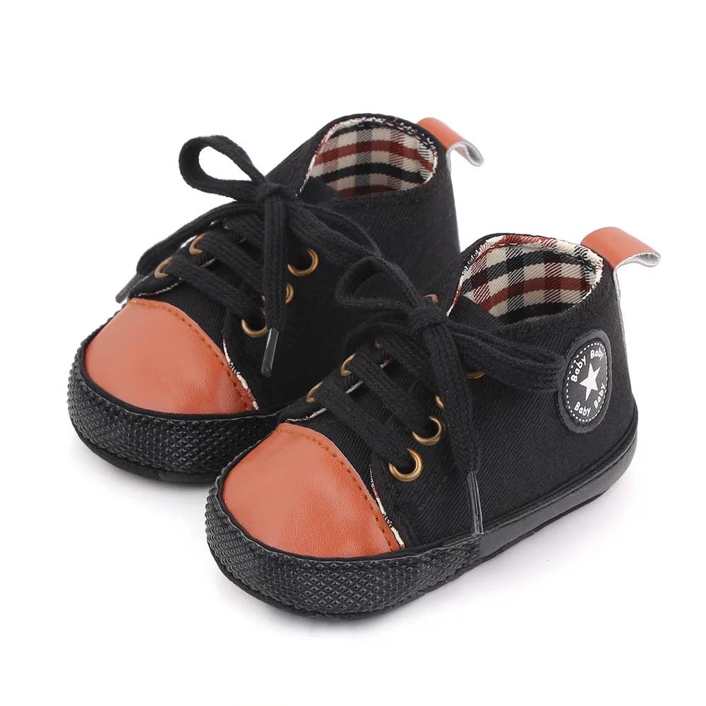 New Baby Shoes Boys Girls Classic Canvas Casual Sneakers Spring Newborn First Walker Toddler Soft Sole Non-Slip Walking Shoes - Image 24