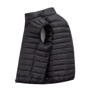 Herren Ärmellose Westenjacken Winter Mode Herren Wattierte Baumwollwesten Stehkragen Warme Westen Kleidung