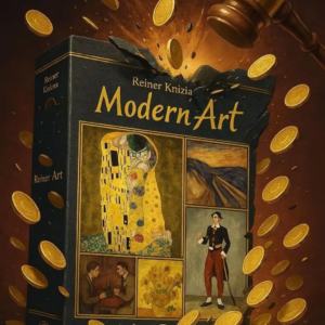 Board Game Modern Art Deluxe Edition | Award Winning Game | Fun Group Game Night for Adults & Friends | Engaging Collector