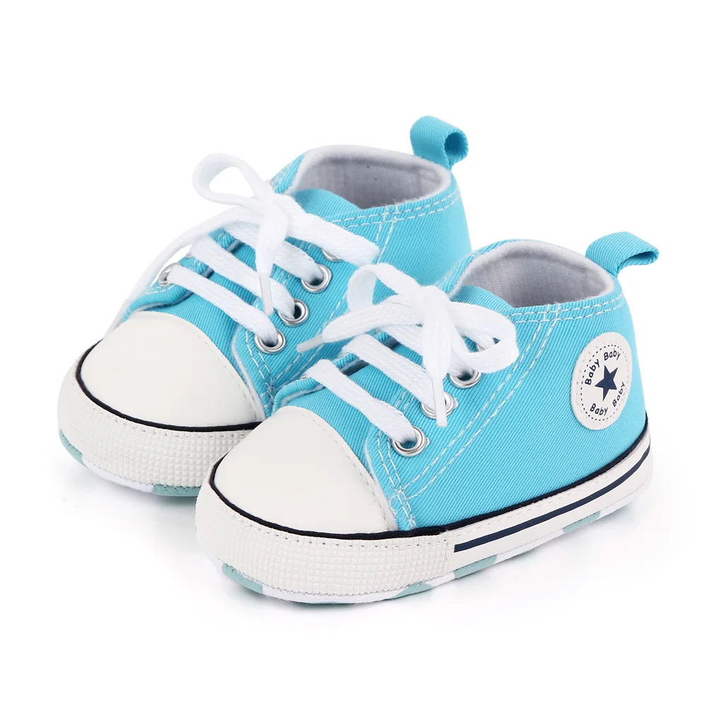 New Baby Shoes Boys Girls Classic Canvas Casual Sneakers Spring Newborn First Walker Toddler Soft Sole Non-Slip Walking Shoes - Image 12